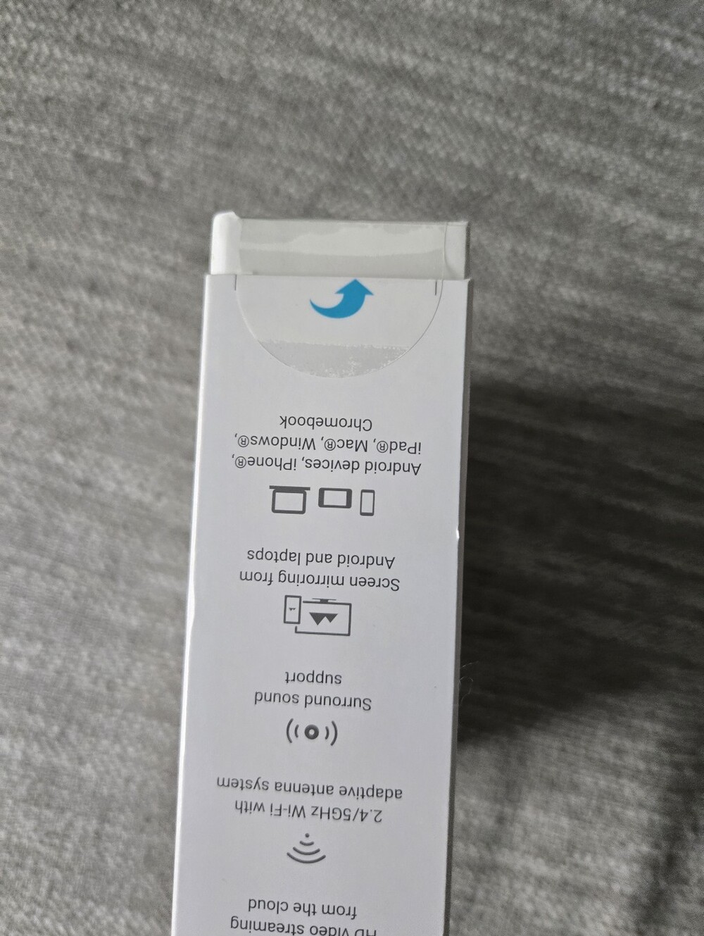google White Accessory Box with Barcode Label - Picture 5 of 6